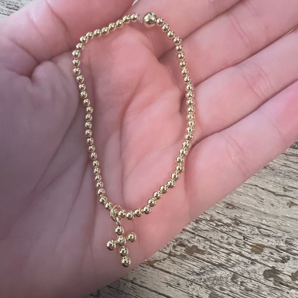 Handmade “Old Rugged Cross” Bracelet